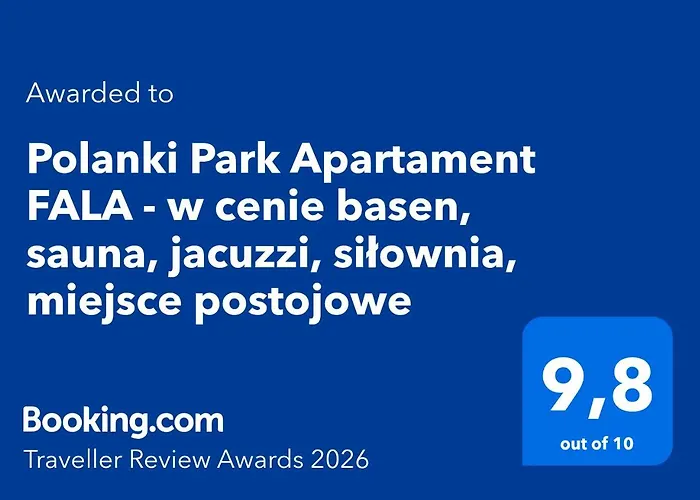 Polanki Park Apartament Fala -Kryty Basen, Sauna, Jacuzzi, Silownia I Miejsce Parkingowe W Cenie Apartamento *