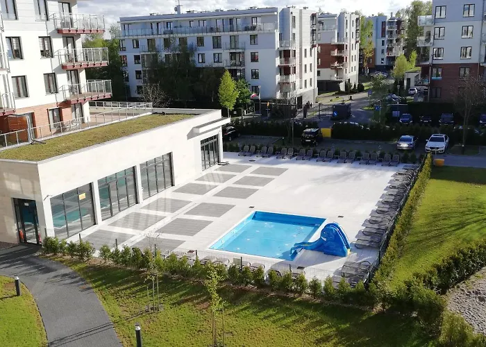 Polanki Park Apartament Fala -Kryty Basen, Sauna, Jacuzzi, Silownia I Miejsce Parkingowe W Cenie Kołobrzeg