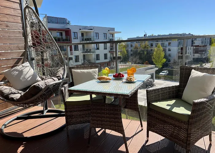 Appartement Polanki Park Apartament Fala -Kryty Basen, Sauna, Jacuzzi, Silownia I Miejsce Parkingowe W Cenie